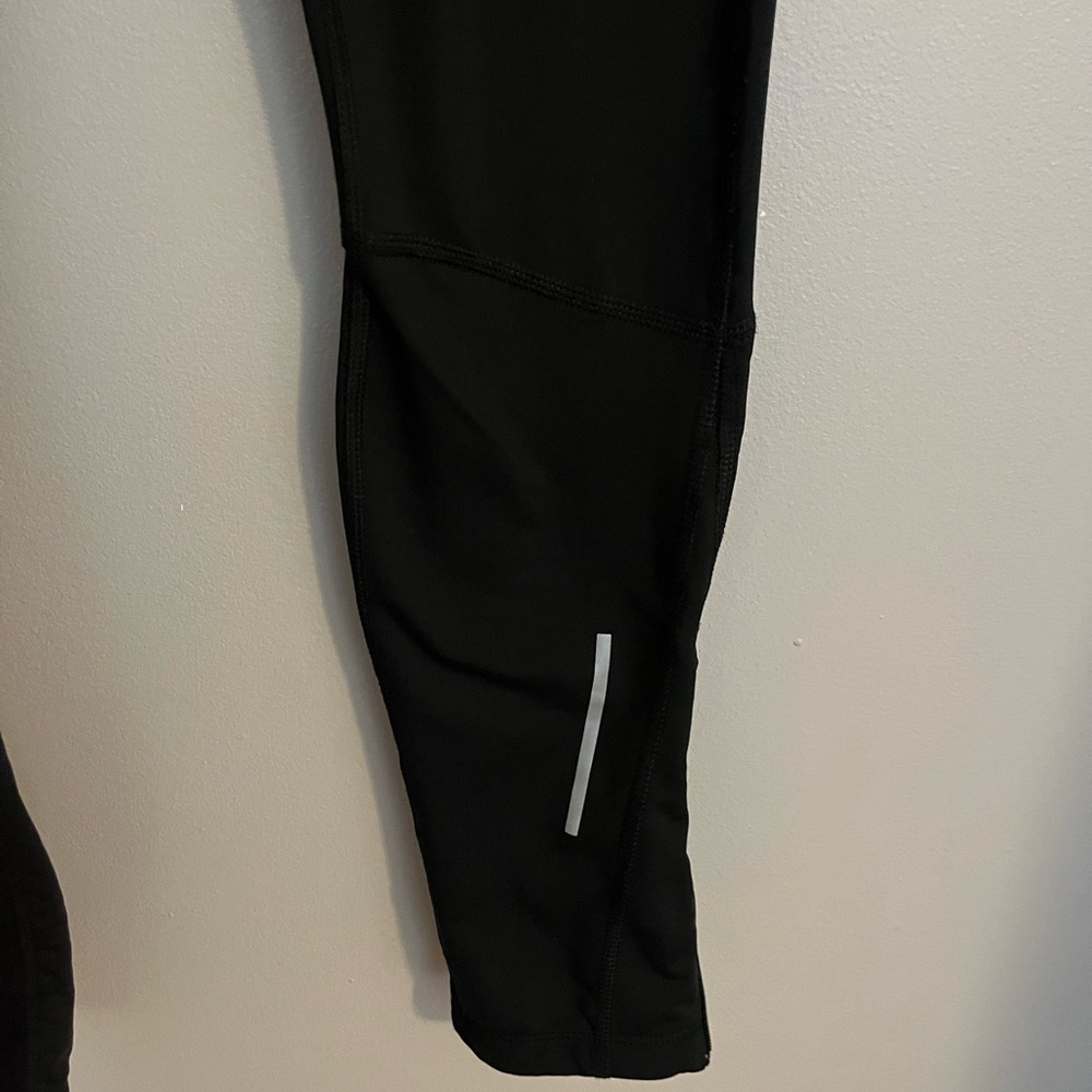 Nike Black Dri- fit Tech Running Pants with Zipper Ankles‎ Size S - Picture 3 of 5